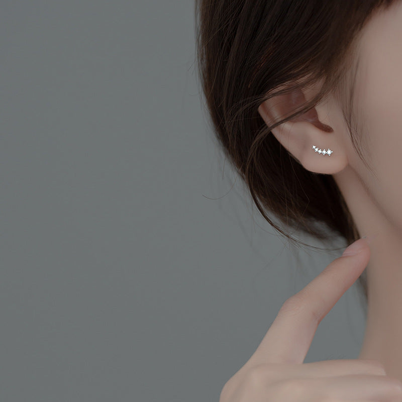 Minimalist Zircon Stud Earrings
