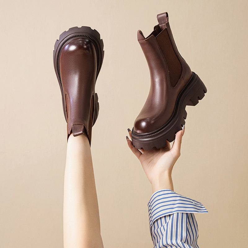 Chunky Chelsea Boots