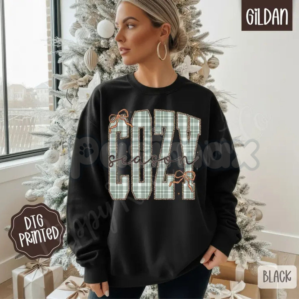 Cozy Plaid Sweatshirt