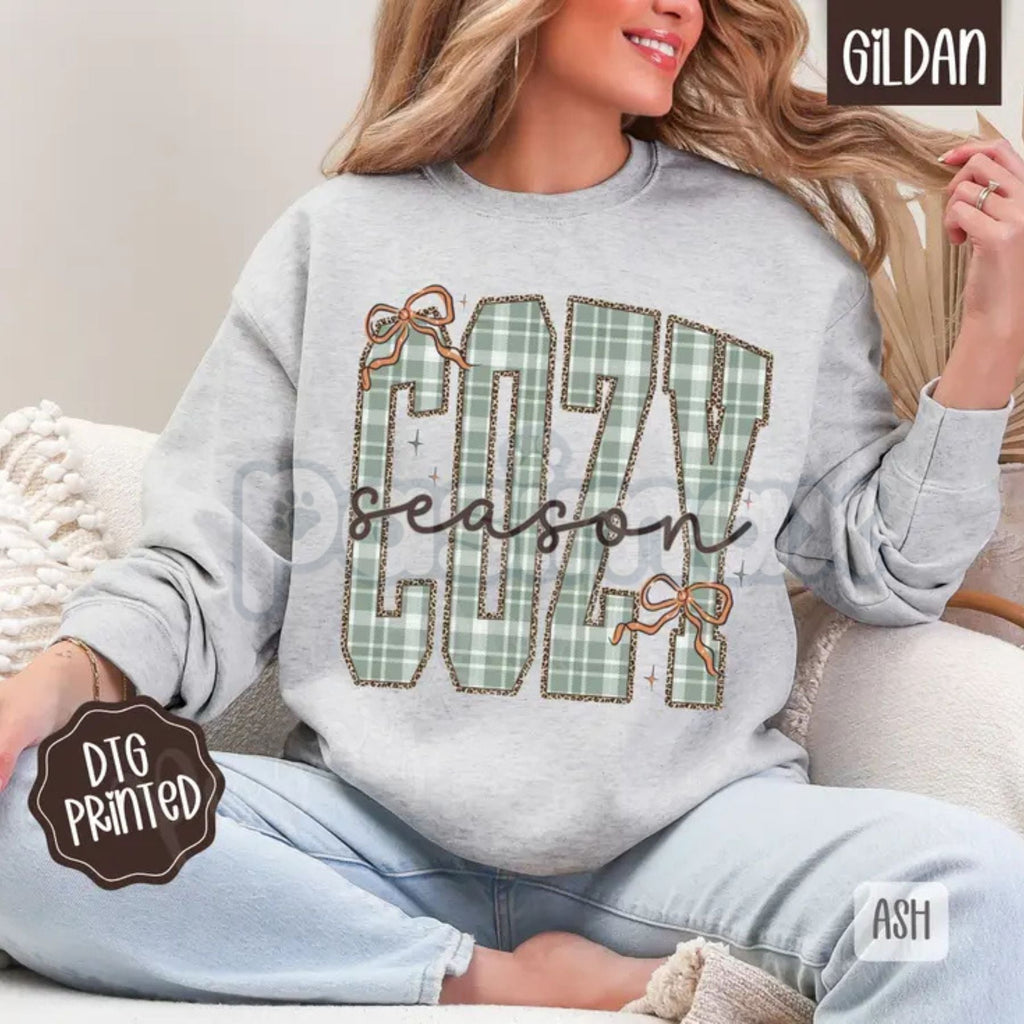Cozy Plaid Sweatshirt
