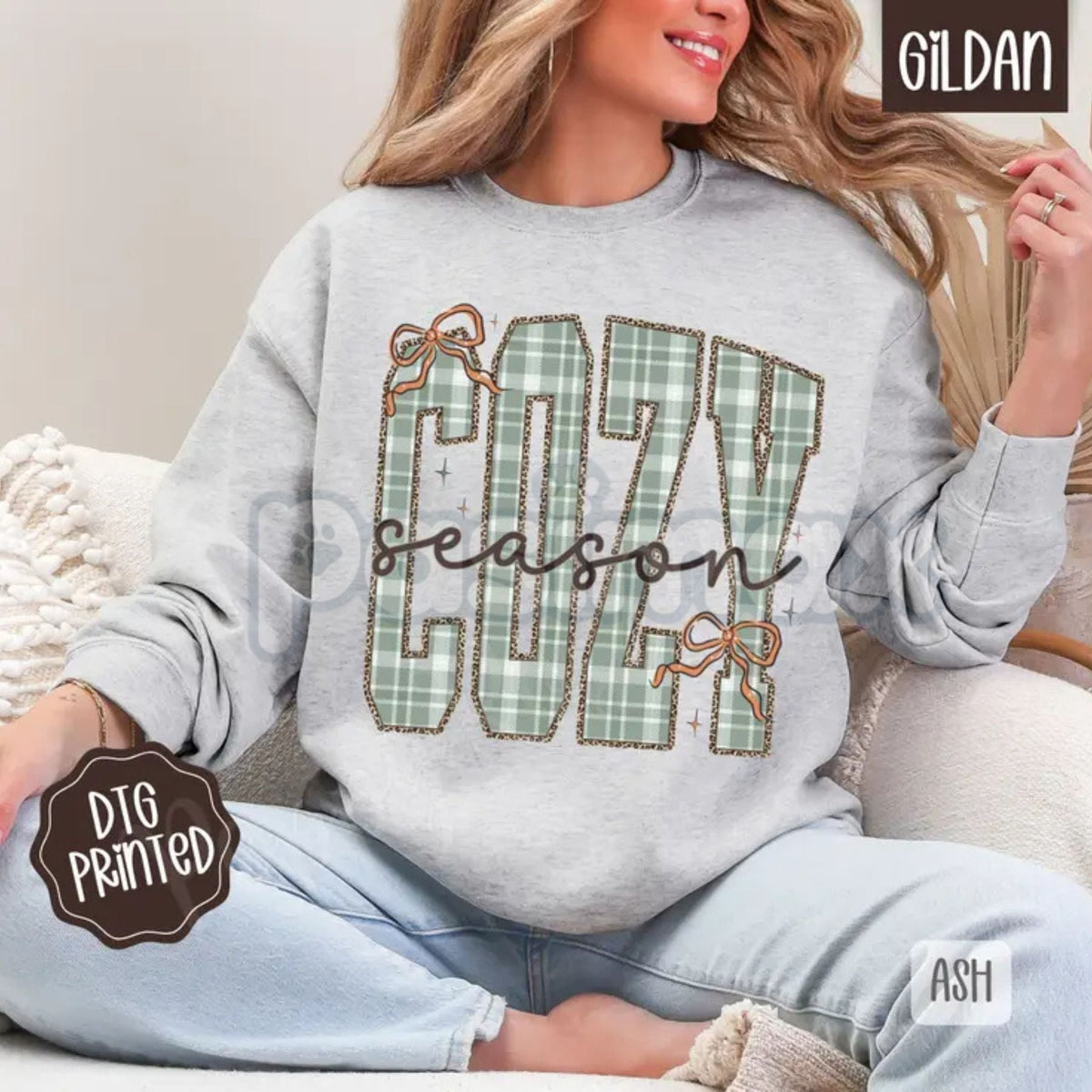 Cozy Plaid Sweatshirt