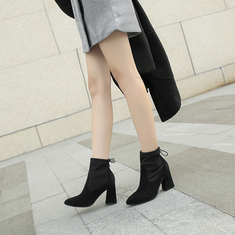 Classic Block-Heel Ankle Boots