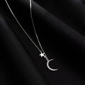 Dainty Moon & Star Necklace