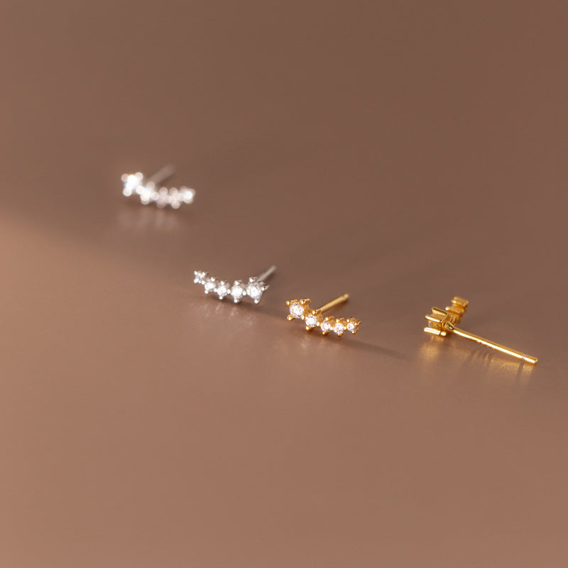 Minimalist Zircon Stud Earrings