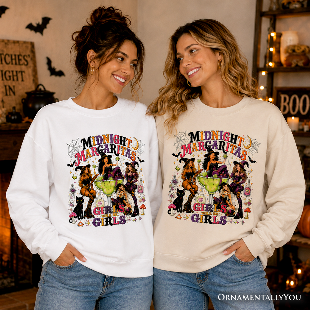 Midnight Margaritas Halloween Sweatshirt