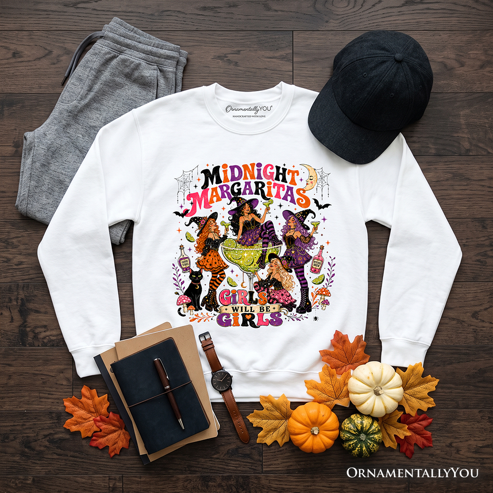 Midnight Margaritas Halloween Sweatshirt