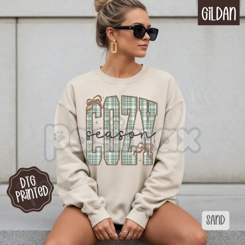 Cozy Plaid Sweatshirt