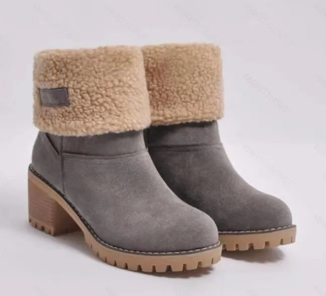 Cozy Cuffed Winter Boots