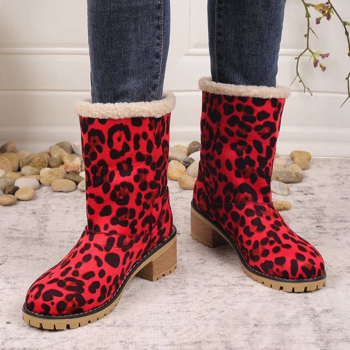 Cozy Cuffed Winter Boots