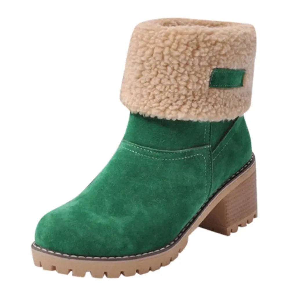 Cozy Cuffed Winter Boots