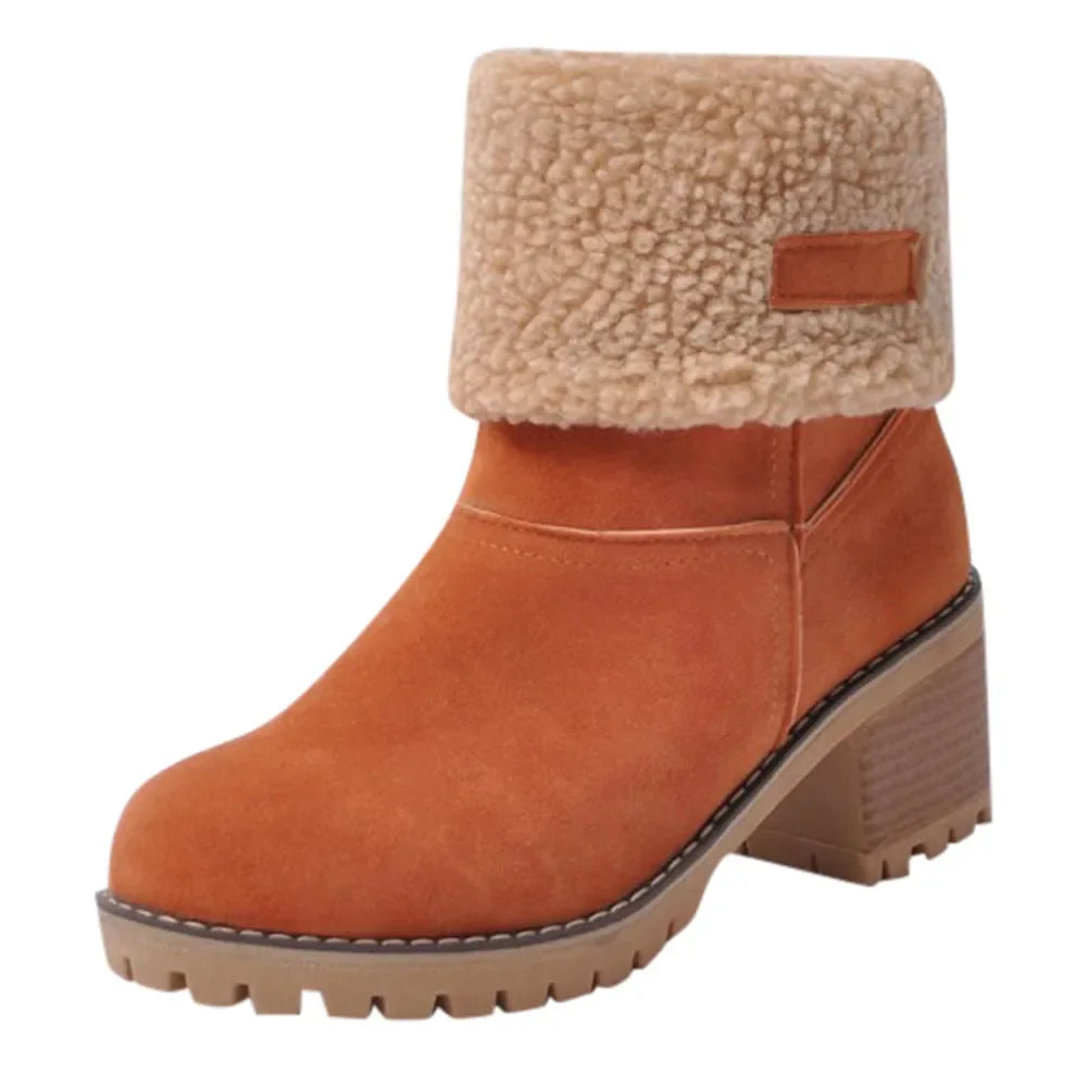 Cozy Cuffed Winter Boots