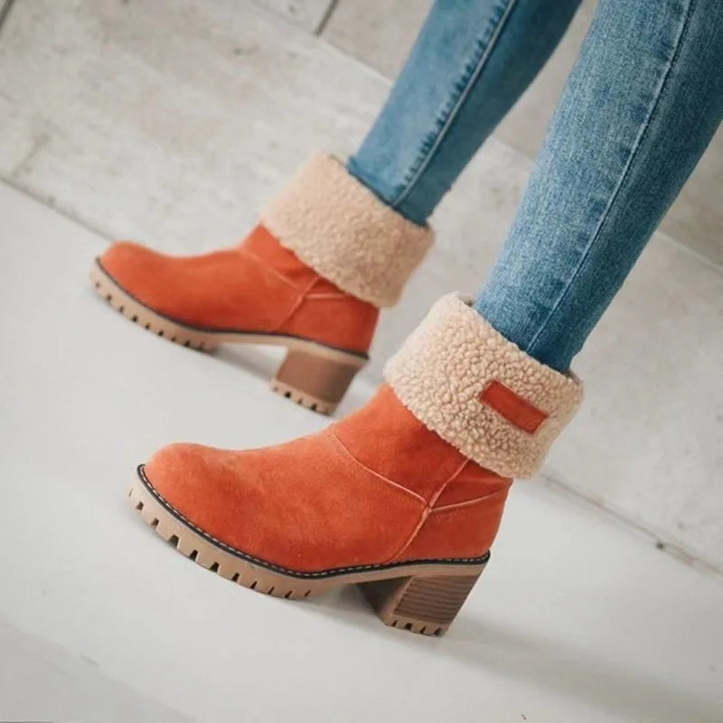 Cozy Cuffed Winter Boots