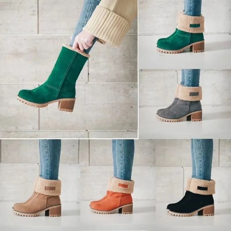 Cozy Cuffed Winter Boots