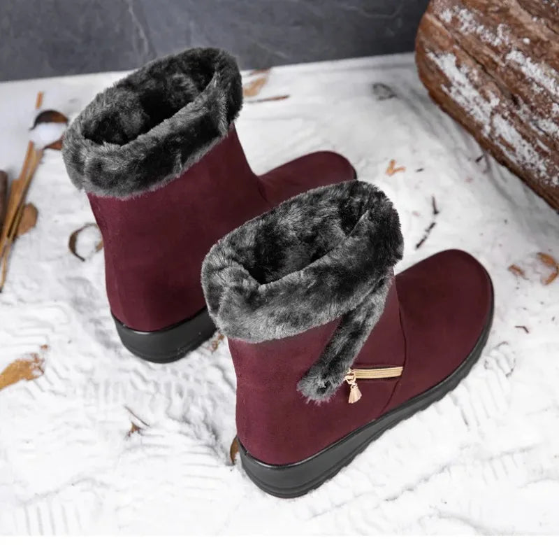 Cozy Wedge Winter Boots