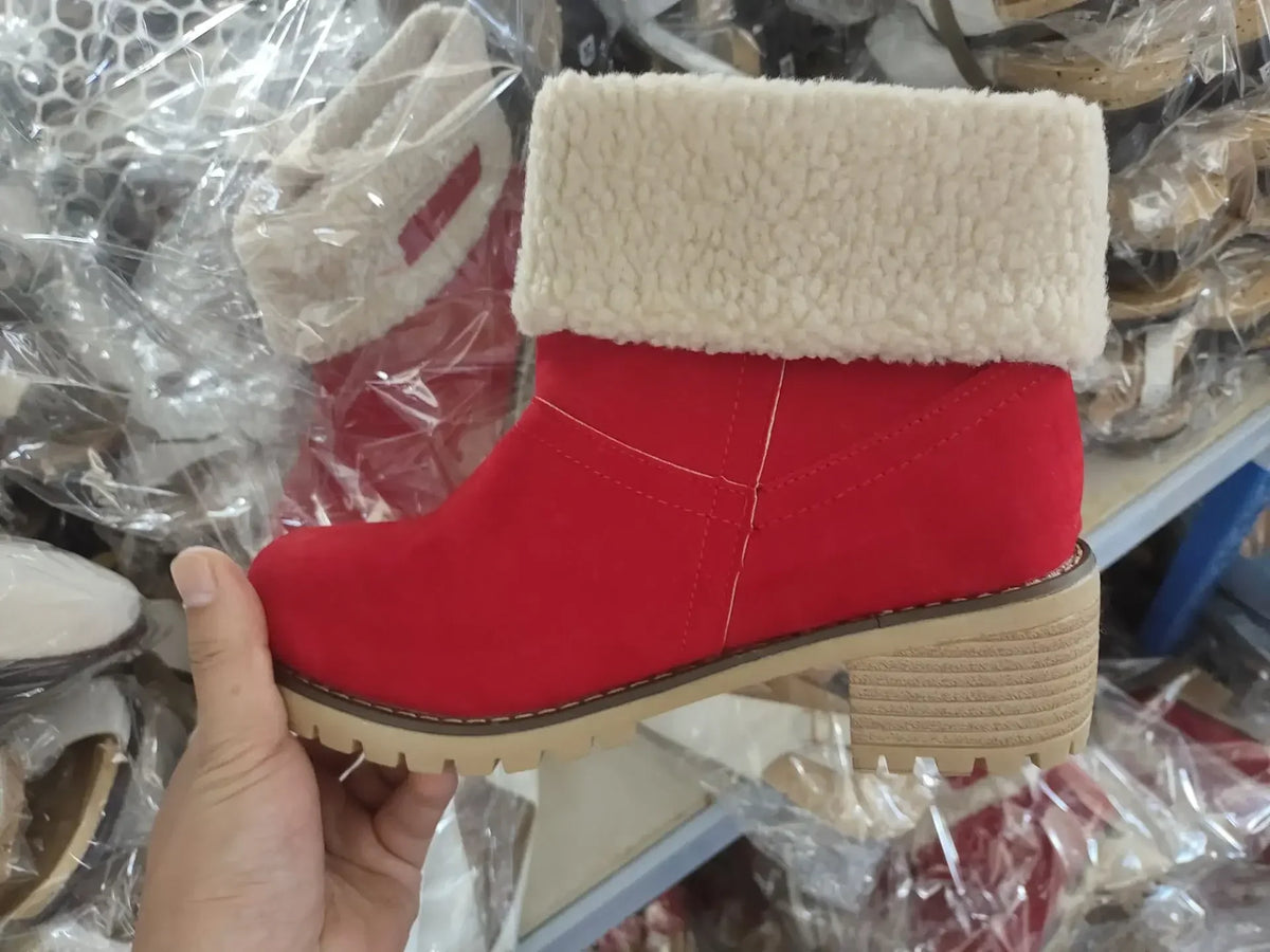 Cozy Cuffed Winter Boots