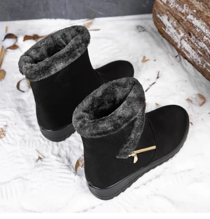 Cozy Wedge Winter Boots