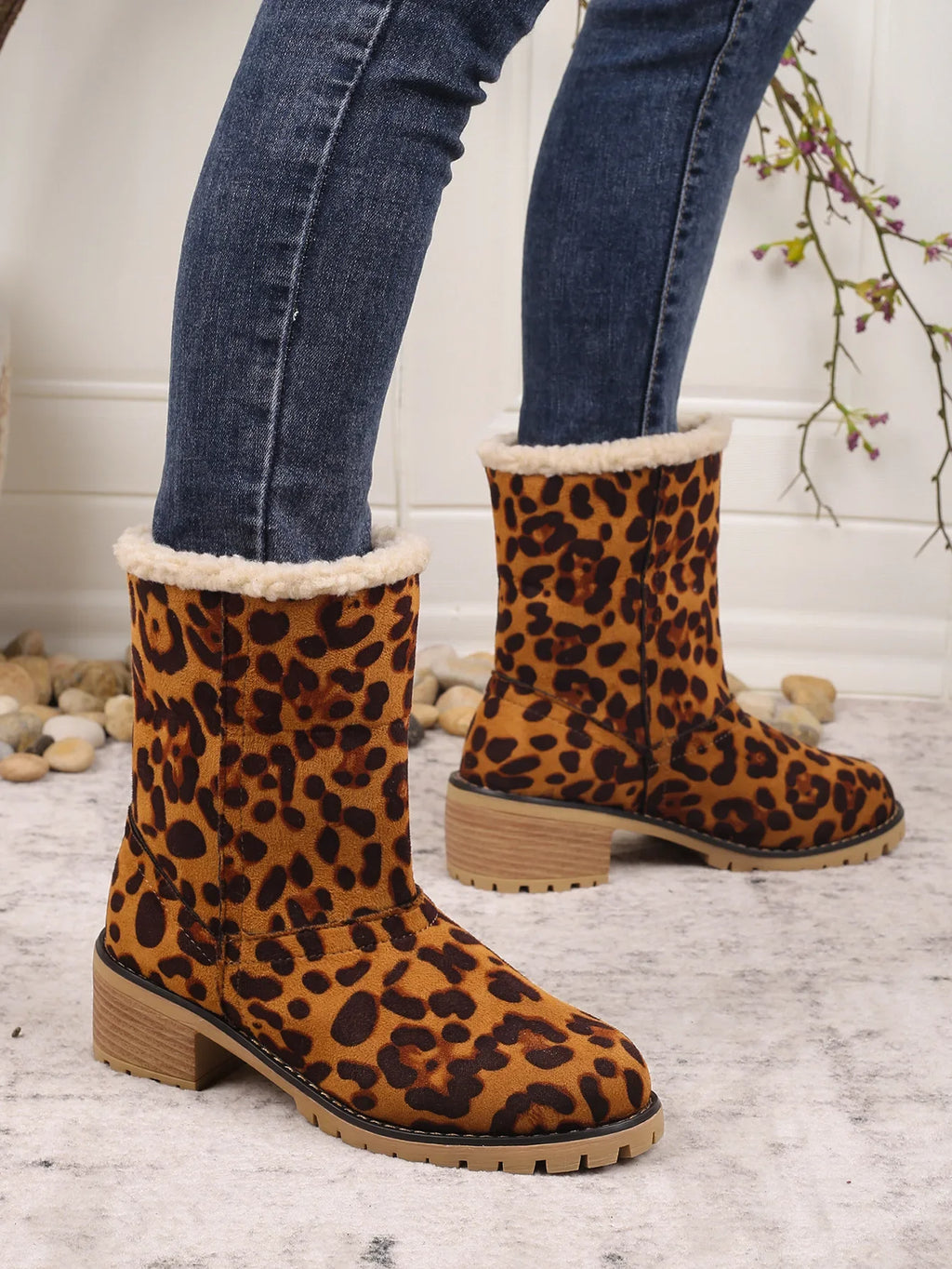 Cozy Cuffed Winter Boots