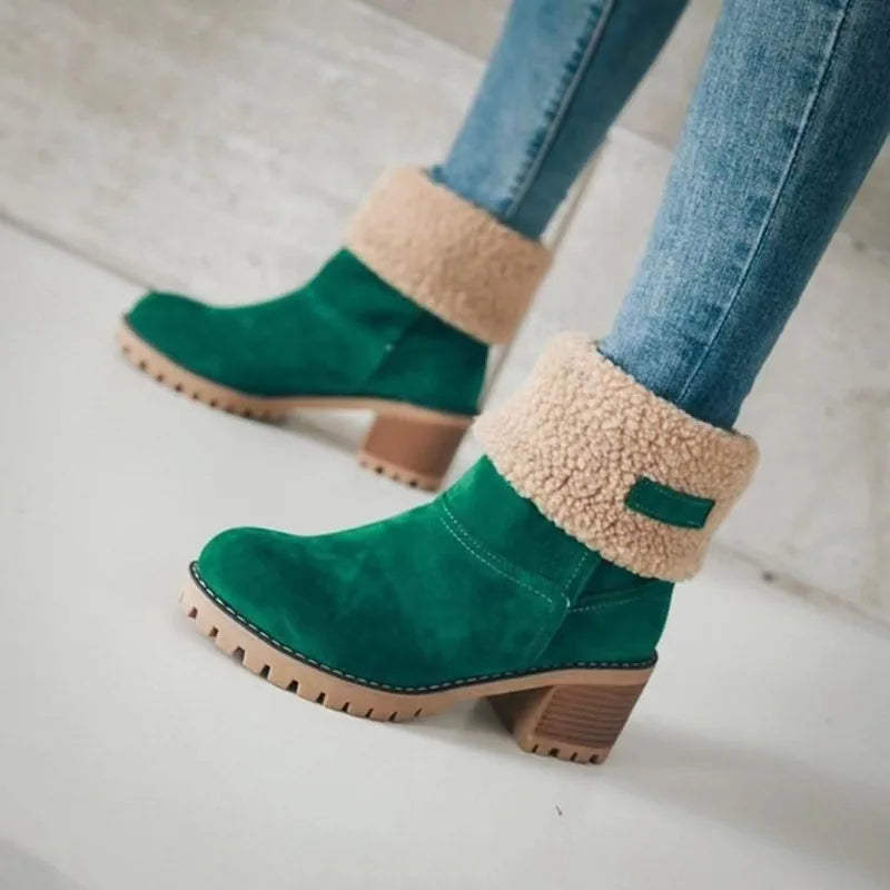 Cozy Cuffed Winter Boots