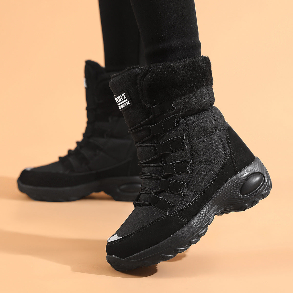 Cozy Fleece-Lined Snow Boots
