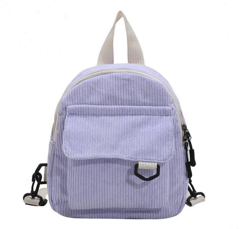 Corduroy Mini Backpack Set