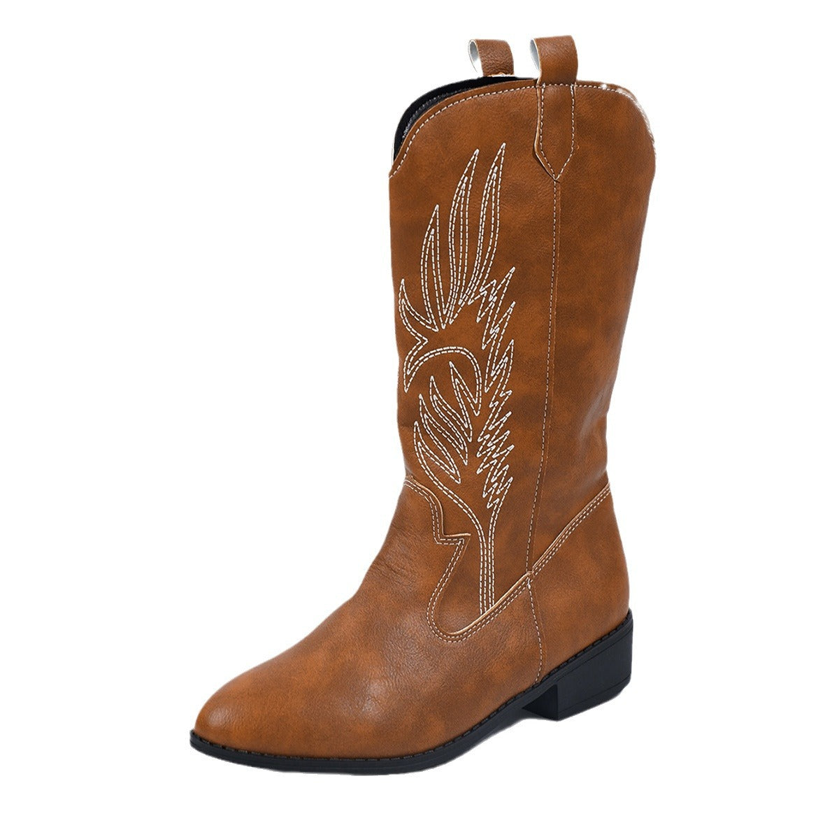 Embroidered Western Cowboy Boots
