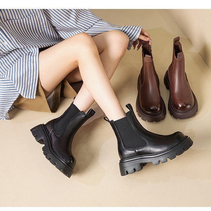 Chunky Chelsea Boots