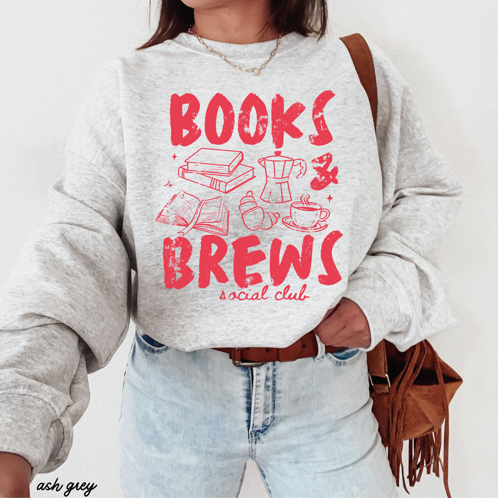 Books & Brews Social Club Graphic Sweatshirt