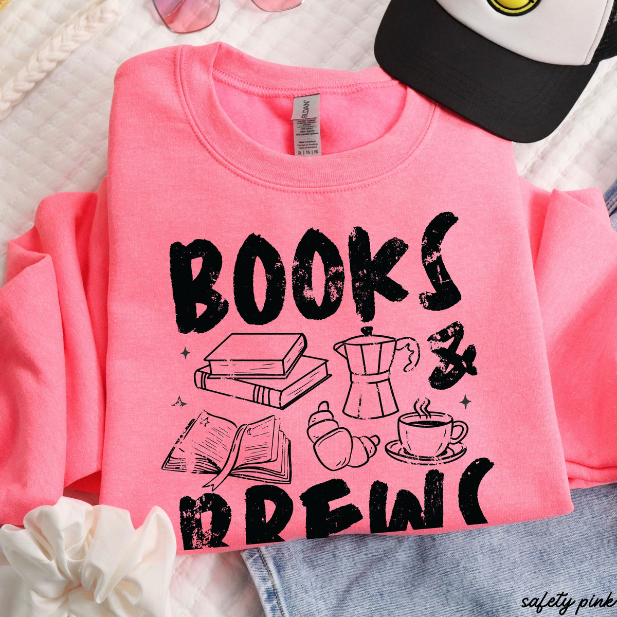 Books & Brews Social Club Graphic Sweatshirt