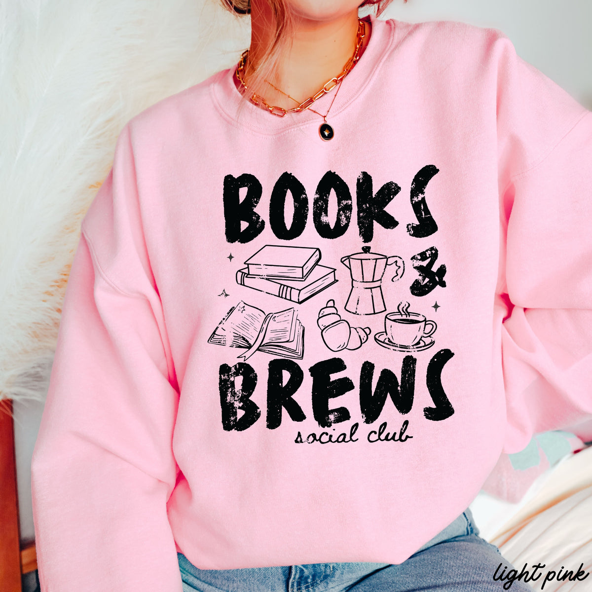 Books & Brews Social Club Graphic Sweatshirt