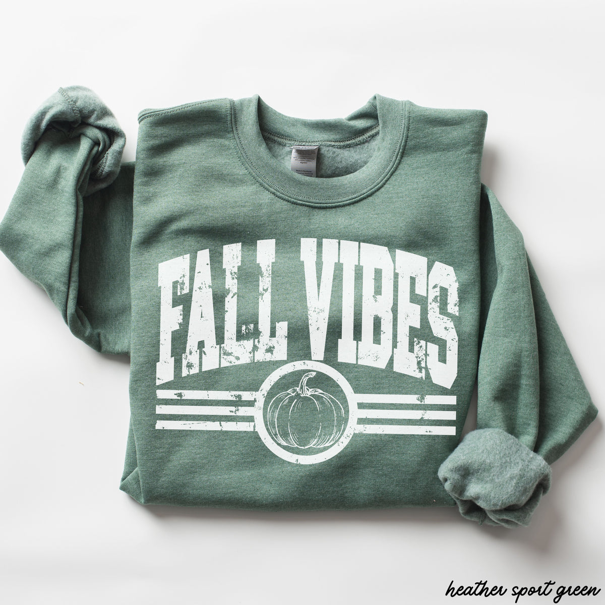 Fall Vibes Pumpkin Graphic Sweatshirt