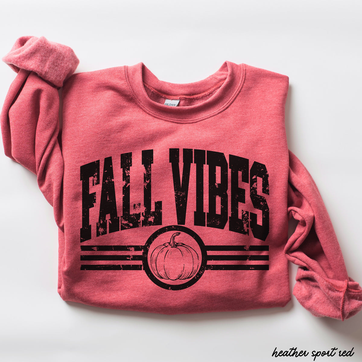 Fall Vibes Pumpkin Graphic Sweatshirt