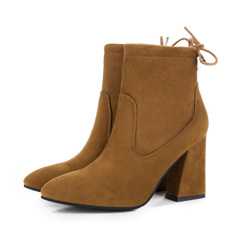 Classic Block-Heel Ankle Boots
