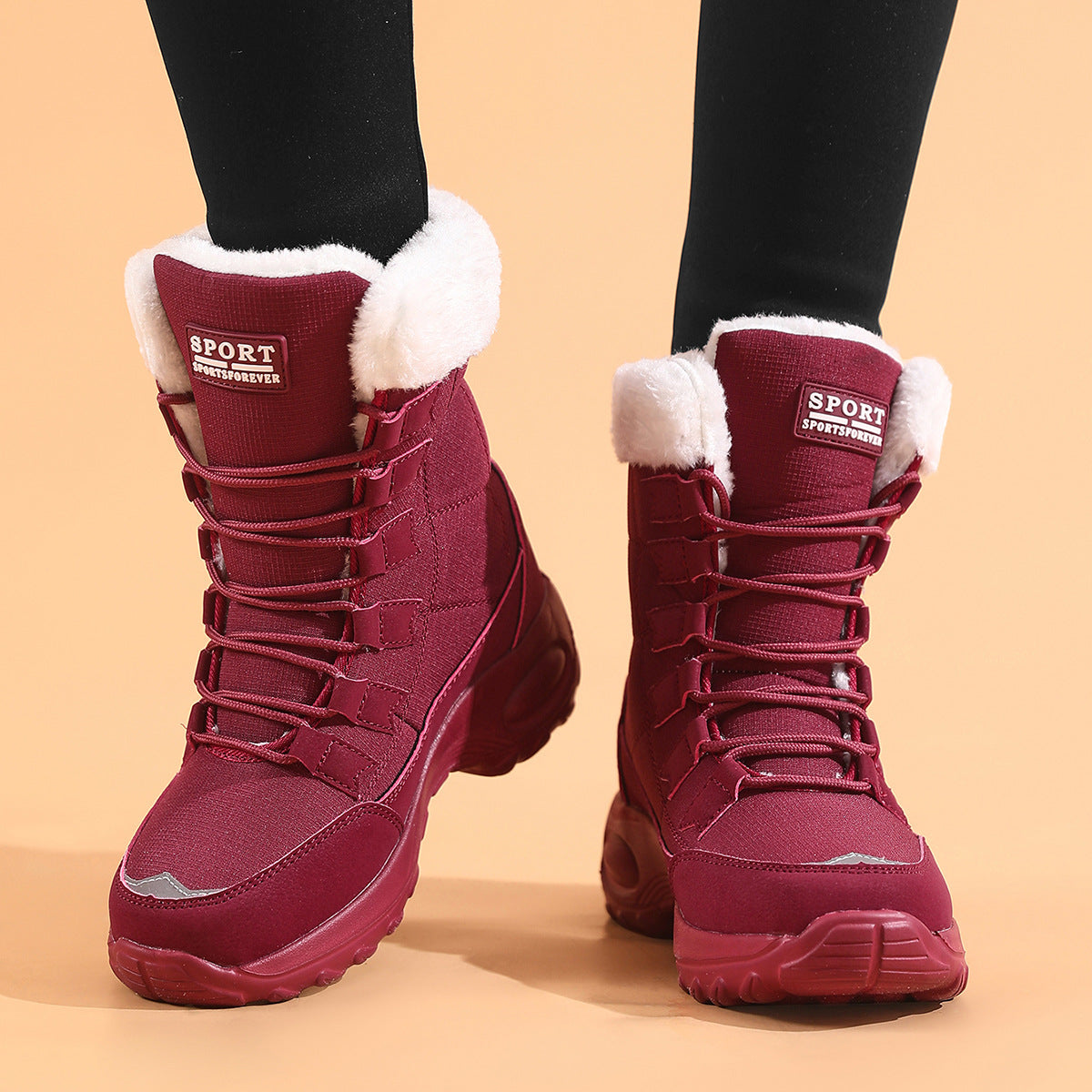 Cozy Fleece-Lined Snow Boots