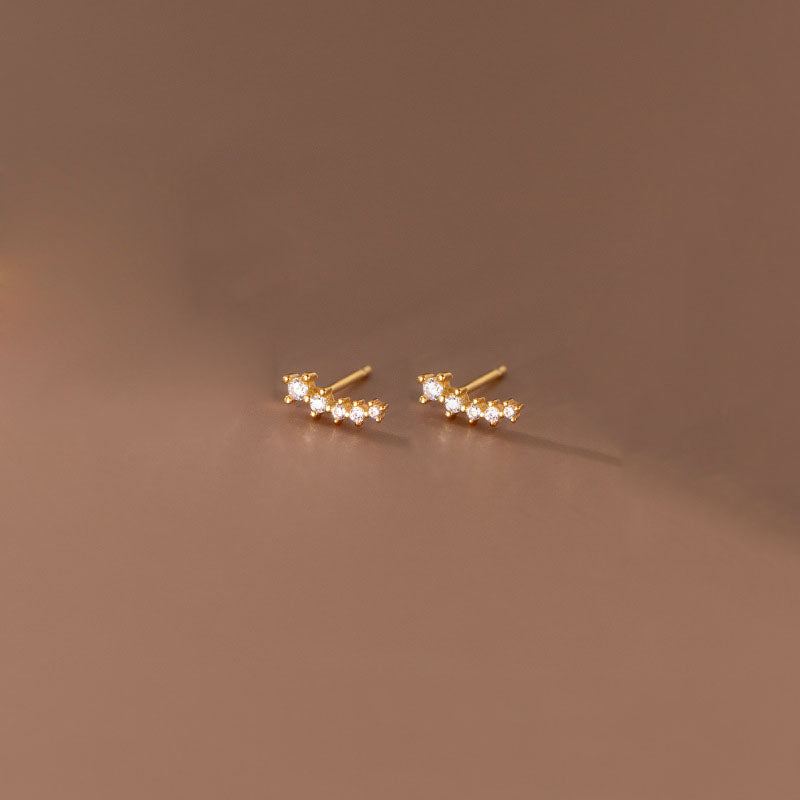 Minimalist Zircon Stud Earrings