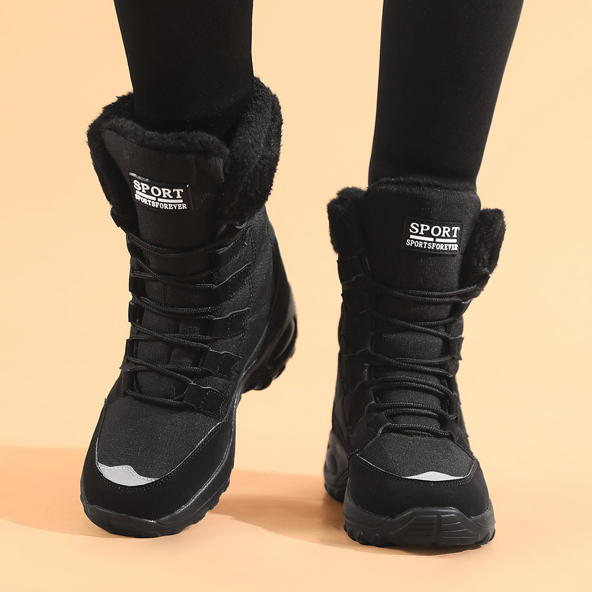 Cozy Fleece-Lined Snow Boots